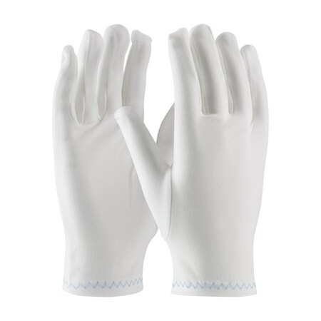 Pip Stretch Nylon Inspection Glove w/Zig-Zag Stitched Rolled Hem - Full Fashion Pattern, 12PK 98-700